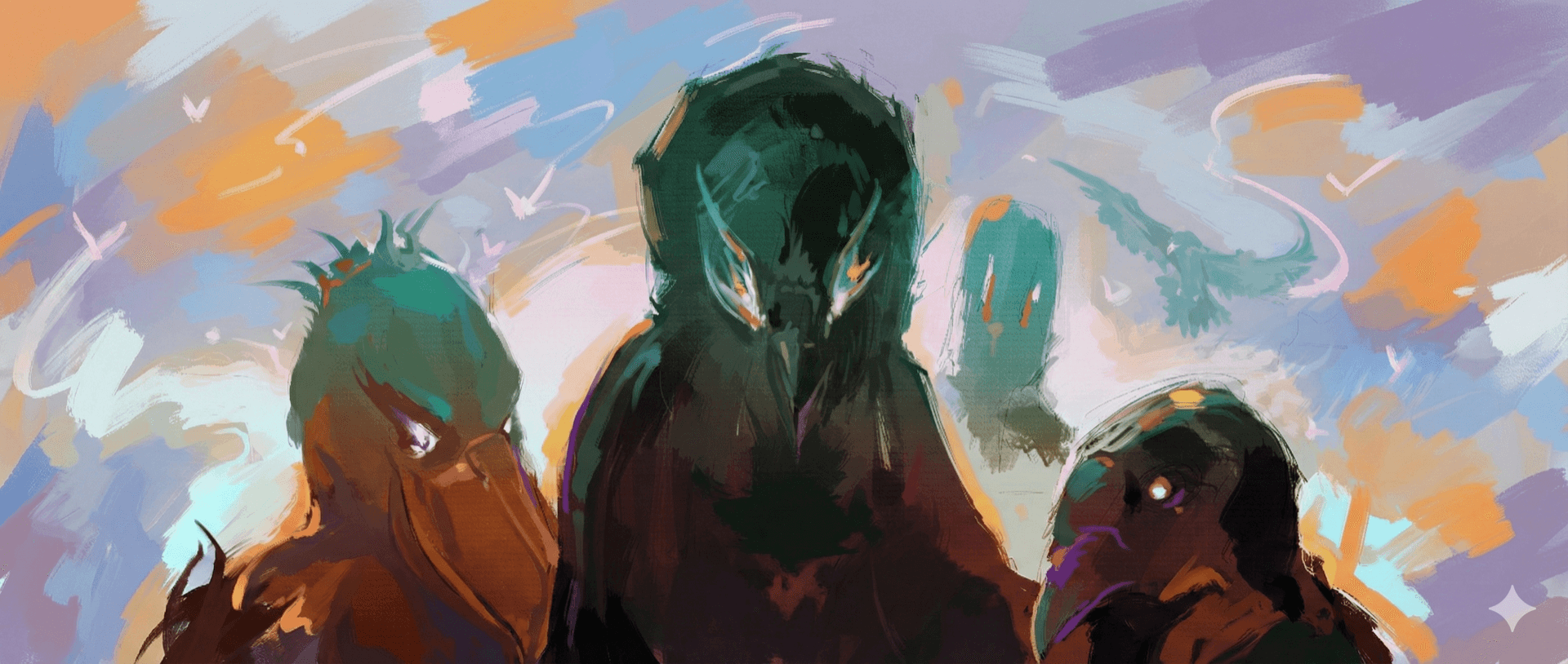 Birds of War - Birds fighting over nest